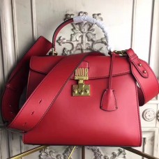 Geantă tote Dior DiorAddict din piele de vițel roșie Geantă tote Dior DiorAddict din piele de vițel roșie