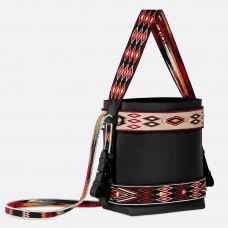Geantă Dior Diorodeo Hobo neagră din piele de vițel