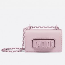 Geantă Dior Mini J'Adior din piele de vițel ultra mată roz