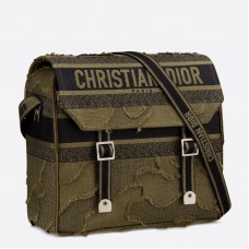 Geantă Dior Diorcamp Messenger din pânză verde camuflaj Geantă Dior Diorcamp Messenger din pânză verde camuflaj