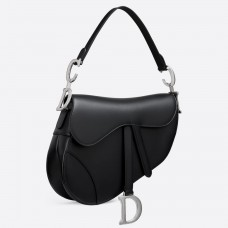 Geantă Dior Saddle din piele de vițel moale neagră Geantă Dior Saddle din piele de vițel moale neagră