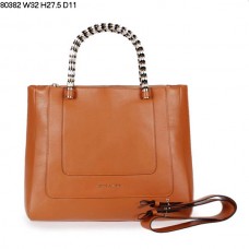 Geantă de mână Bvlgari New Hand Carry Serpenti din piele de vițel, galben pământ 80382 Geantă de mână Bvlgari New Hand Carry Serpenti din piele de vițel, galben pământ 80382