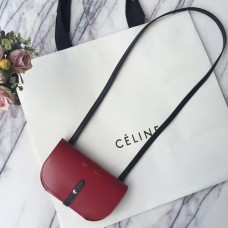 Geantă Celine Palmelato cu curea roșie Geantă Celine Palmelato cu curea roșie