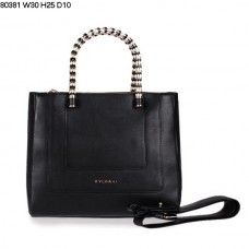 Geantă de mână Bvlgari New Hand Carry Serpenti Ferrari din piele neagră 80381 Geantă de mână Bvlgari New Hand Carry Serpenti Ferrari din piele neagră 80381